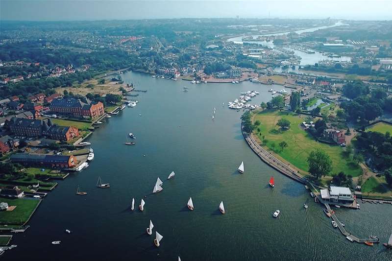 Boats on Oulton Broad